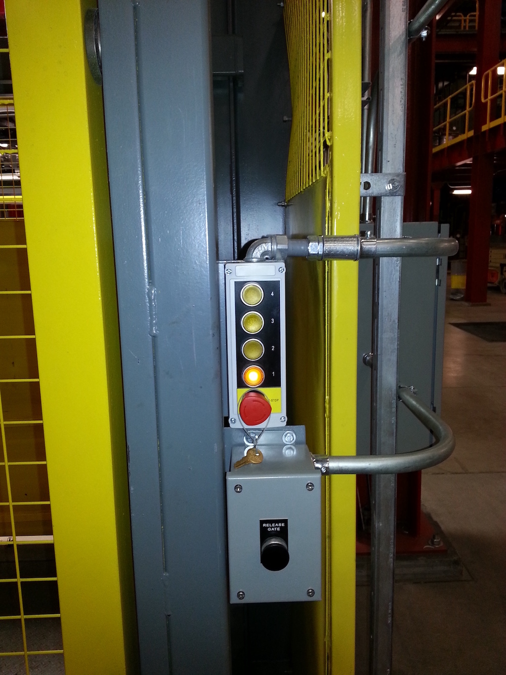 top level interlocked door operator station L1